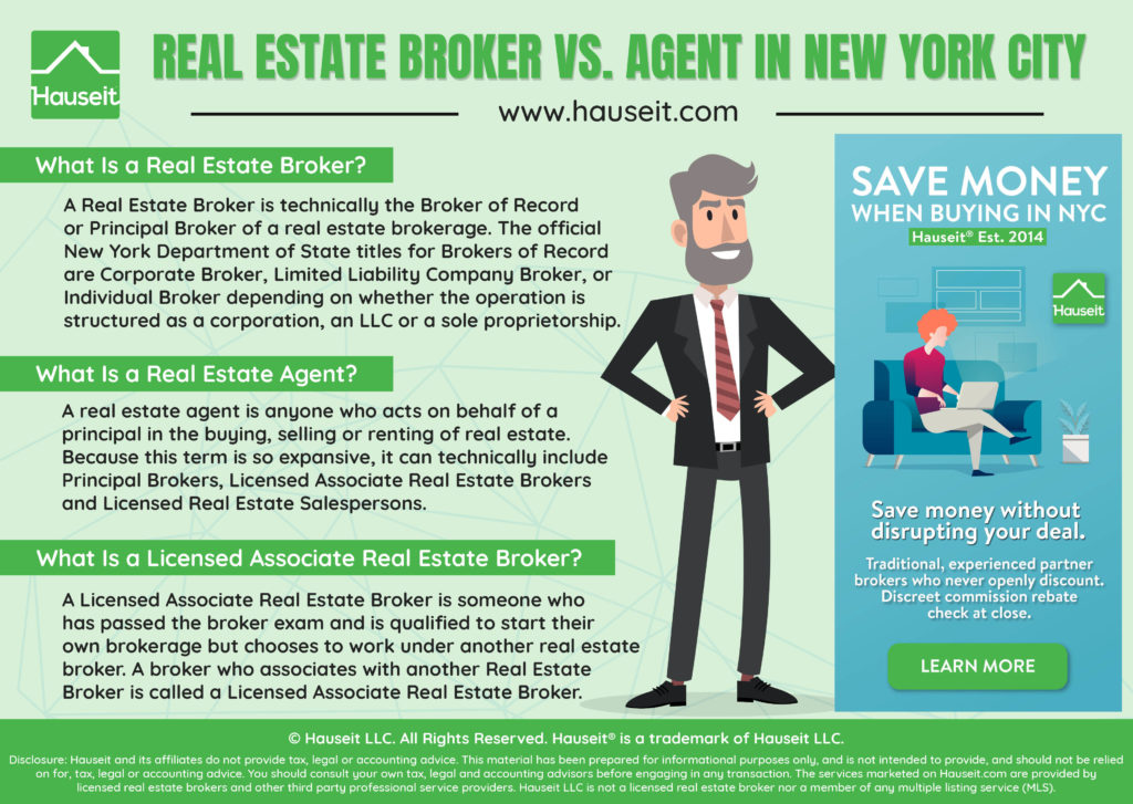 Real Estate Broker Vs Agent Whats The Difference In Nyc Hauseit® 