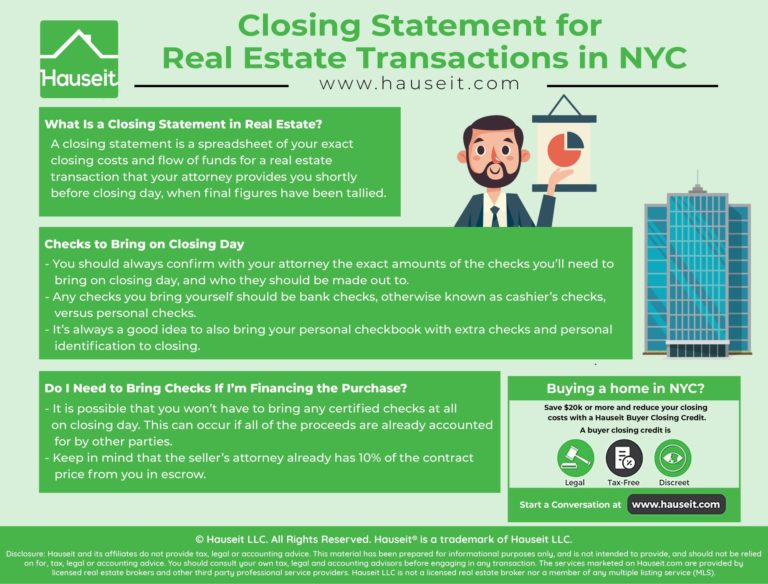 Closing Statement for Real Estate Transactions in NYC | Hauseit®