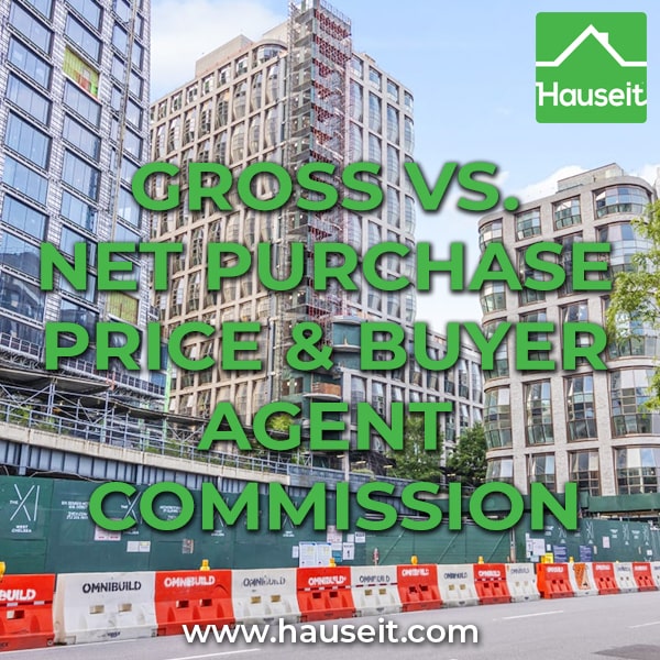 The buyer agent commission on new developments in NYC is based on the net purchase price which excludes any fees or credits covered by the developer.