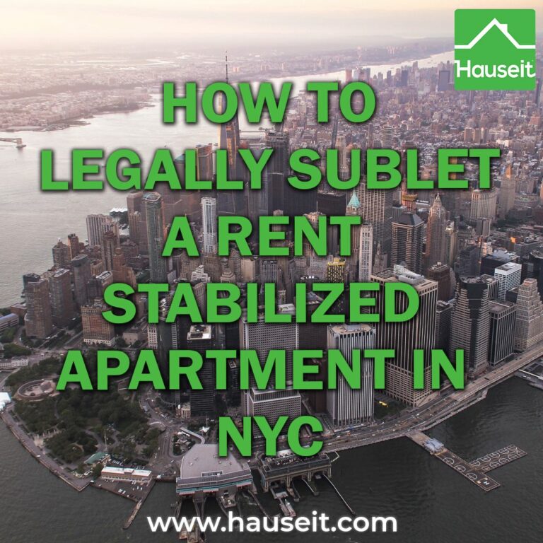 How to Legally Sublet a Rent Stabilized Apartment in NYC