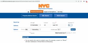 NYC Property Tax Bills How To Download And Read Your Bill   NYC Property Tax Address Search 300x147 