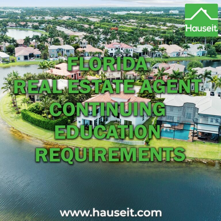 Florida Real Estate Agent Continuing Education Requirements